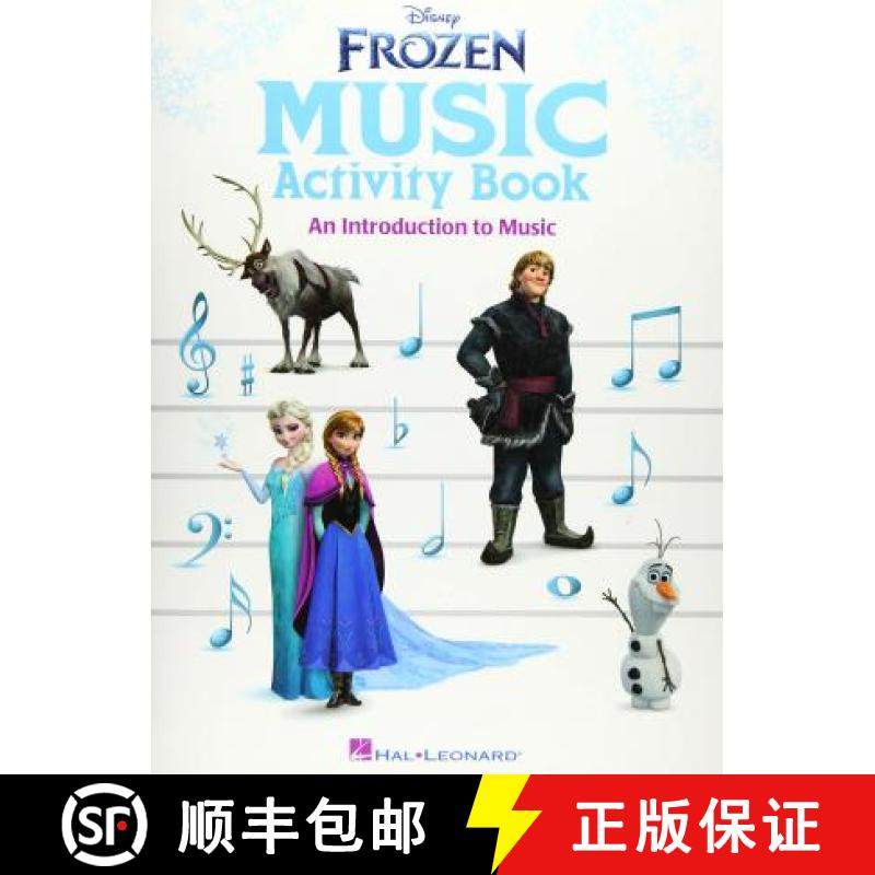 【3-4周达】Disney Frozen Music Activity Book: Uk Version - an Introduction to Music [9781705104385]