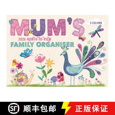 【3-4周达】Mums Fabric Buttons Planner A4 Calendar [9781529848441]