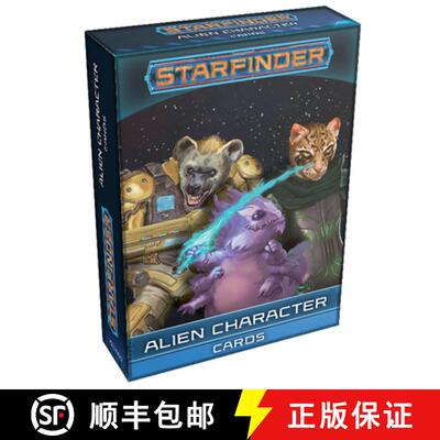 【3-4周达】Starfinder Alien Character Deck [9781640782907]