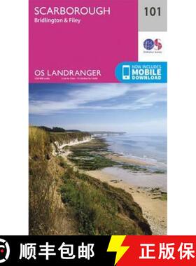 【3-4周达】Scarborough, Bridlington & Filey [9780319261996]