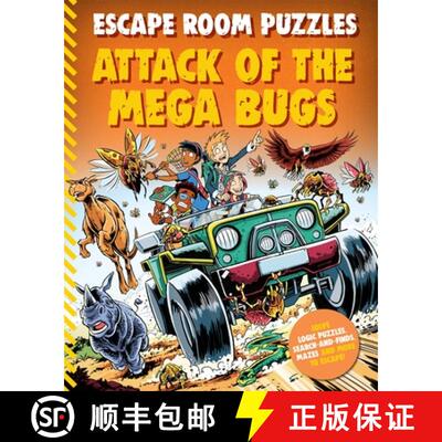 【3-4周达】Escape Room Puzzles: Attack of the Mega Bugs [9780753448267]
