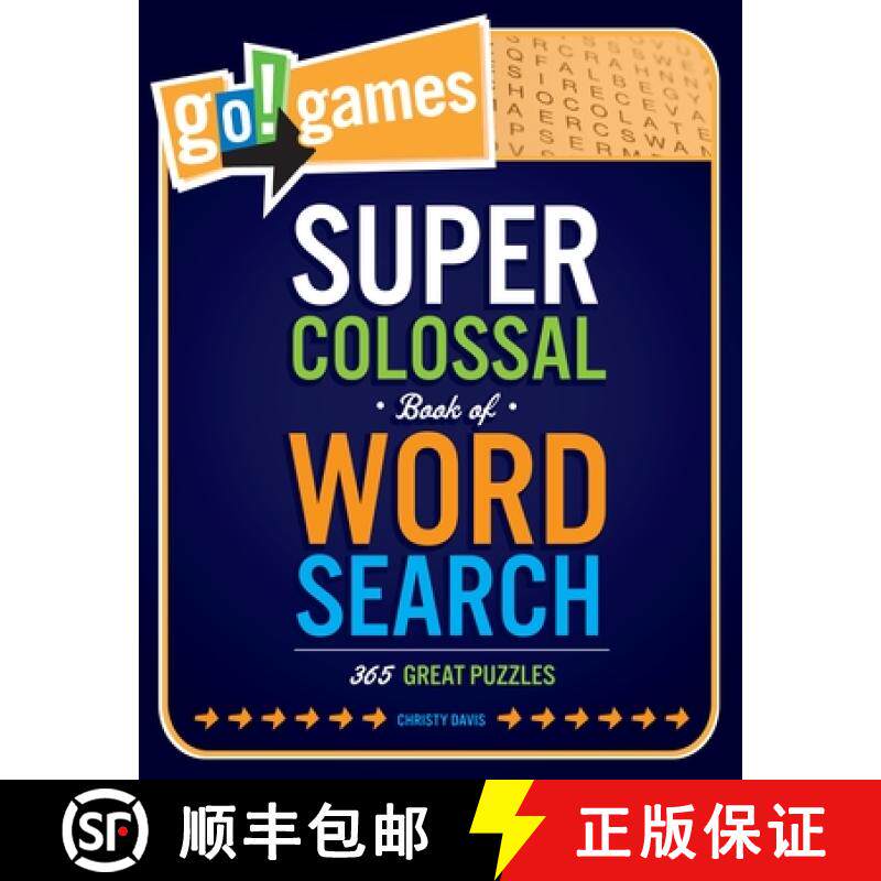 【3-4周达】Go!games Super Colossal Book of Word Search: 365 Great Puzzles [9781623540029]