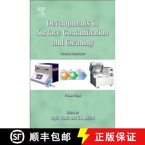 【3-4周达】精装 Developments in Surface Contamination and Cleaning, Volume 8: Cleaning Techniques [9780323299619]