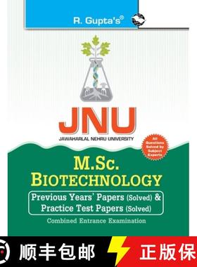 【3-4周达】Jnu: M.Sc. Biotechnology Previous Years' Papers & Test Papers (Solved) for Combined Entran... [9788178127965]