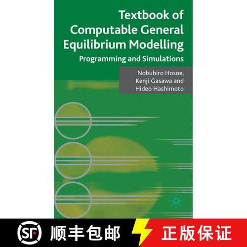 【3-4周达】精装 Textbook of Computable General Equilibrium Modeling: Programming and Simulations [9780230248144]