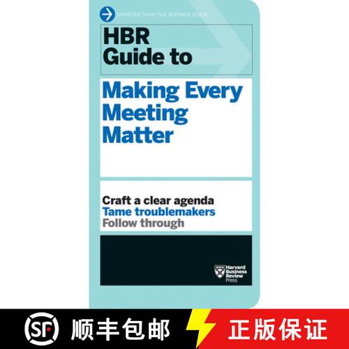 【3-4周达】哈佛商业评论商务会议 HBR Guide to Making Every Meeting Matter (HBR Guide Series) [9781633692176]
