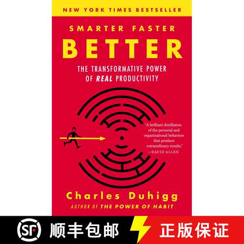 【3-4周达】高效的秘密 Smarter Faster Better: The Transformative Power of Real Productivity [9780812983593]