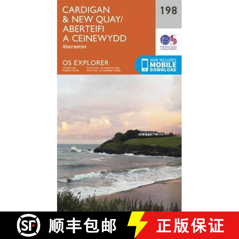 【2-3周达】Cardigan and New Quay, Aberaeron [9780319243916]