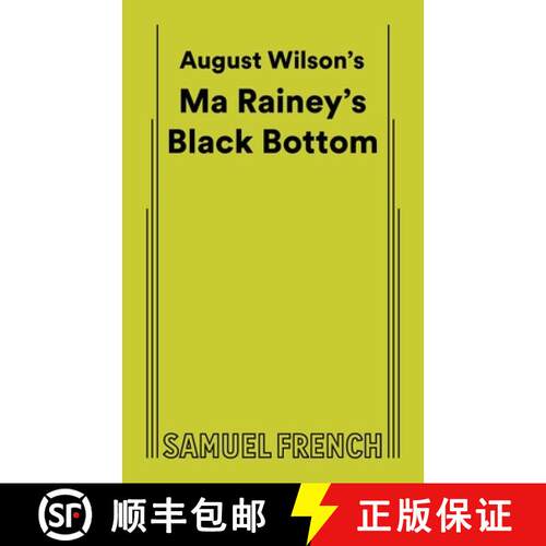 【3-4周达】Ma Rainey's Black Bottom [9780573681134]