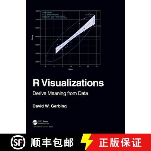 【3-4周达】精装 R Visualizations : Derive Meaning from Data [9781138599635]