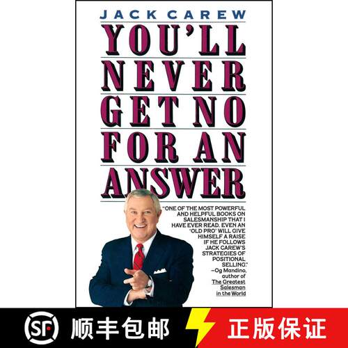 【3-4周达】You'll Never Get No For An Answer [9780671736491]