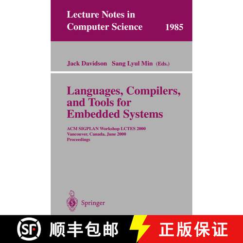 【3-4周达】Languages, Compilers, and Tools for Embedded Systems : ACM SIGPLAN Workshop LCTES 2000, Va... [9783540417811]