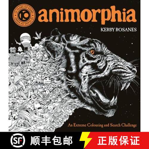 【3-4周达】Animorphia: An Extreme Colouring and Search Challenge [9781910552070]