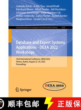 【3-4周达】Database and Expert Systems Applications - DEXA 2022 Workshops: 33rd International Confere... [9783031143427]