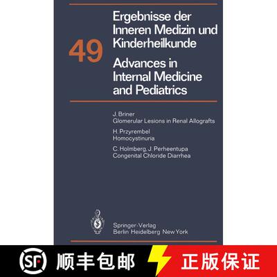 【3-4周达】Ergebnisse der Inneren Medizin und Kinderheilkunde / Advances in Internal Medicine and Ped... [9783642685453]