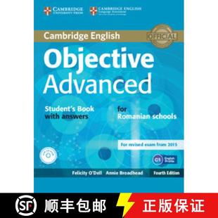 Edition with Student ROM 9781316645581 Romanian Advanced Book Objective 預(yù)訂 Answers