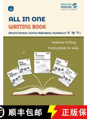 【3-4周达】SBB All in One Writing Book Cursive Alphabets, Nembers and Ka, Kha, Gha [9789389288995]