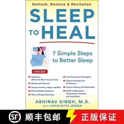 【3-4周达】精装 SLEEP TO HEAL: Refresh, Restore, and Revitalize Your Life [9781630062347]