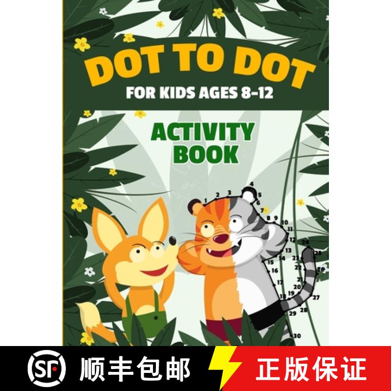 【3-4周达】Dot to Dot for Kids Ages 8-12 100 Fun Connect the Dots Puzzles Children's Activity Learnin... [9781739437725]