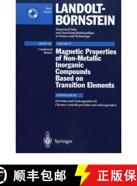 【3-4周达】Pnictides and Chalcogenides III (Ternary Actinide Pnictides and Chalcogenides) [9783540429951]
