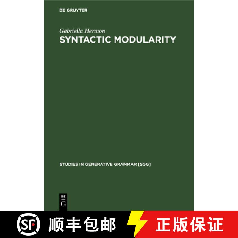 预订 Syntactic Modularity [9783110130706]