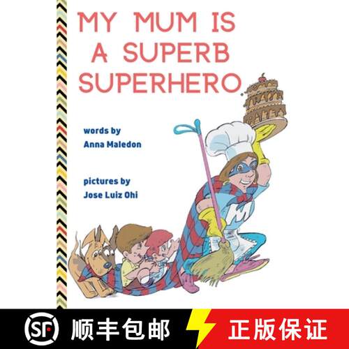 【3-4周达】精装 My Mum is a Superb Superhero [9788366294288]