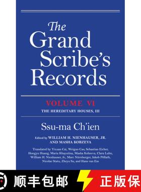 【3-4周达】The Grand Scribe's Records, Volume VI: The Hereditary Houses, III [9780253064189]