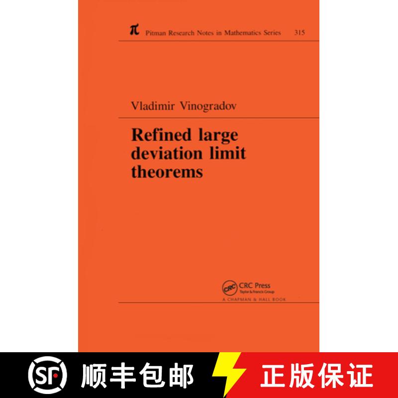 【3-4周达】Refined Large Deviation Limit Theorems [9780367449346]