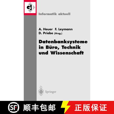 【3-4周达】Datenbanksysteme in Bï¿½ro, Technik und Wissenschaft : 9. GI-Fachtagung Oldenburg, 7.-9... [9783540417071]