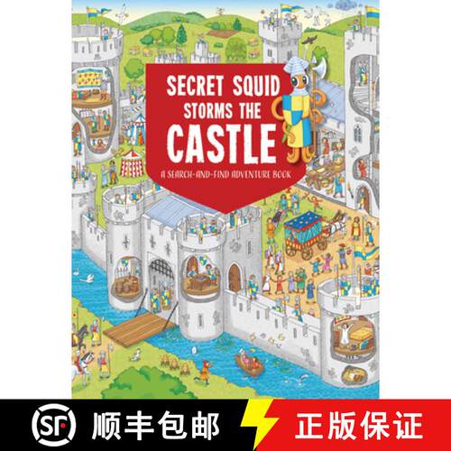 【3-4周达】Secret Squid Storms The Castle: A Search-And-Find Adventure in Castles From Around The World [9781914087769]