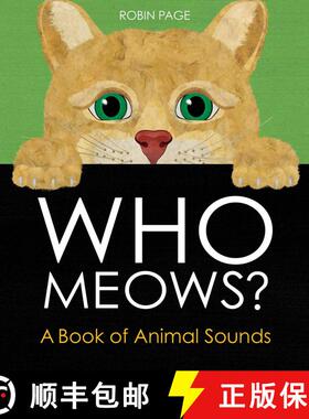 【3-4周达】Who Meows?: A Book of Animal Sounds [9781665959568]