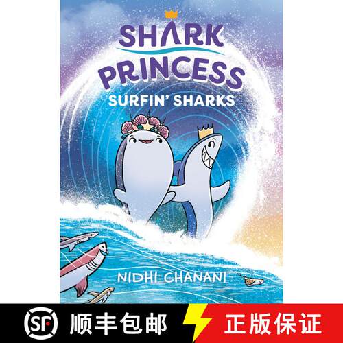 【3-4周达】精装 Surfin' Sharks [9780593464687]
