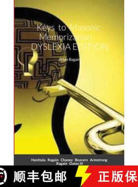 【3-4周达】Keys to Masonic Memorization: Dyslexia Edition [9781716368905]