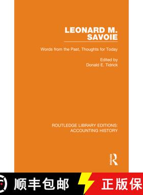 【3-4周达】Leonard M. Savoie : Words from the Past, Thoughts for Today [9780367500719]
