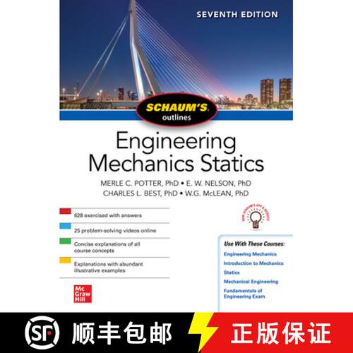 【3-4周达】Schaum's Outline of Engineering Mechanics: Statics, Seventh Edition [9781260462883]