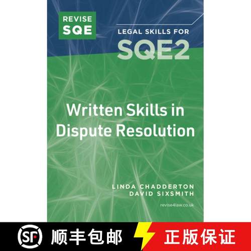 【3-4周达】Revise SQE Written Skills for SQE2: Questions & Answers in Dispute Resolution: Legal Skill... [9781914213922]