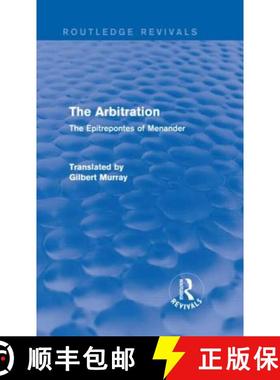 【3-4周达】Arbitration (Routledge Revivals): The Epitrepontes of Menander [9780415729949]