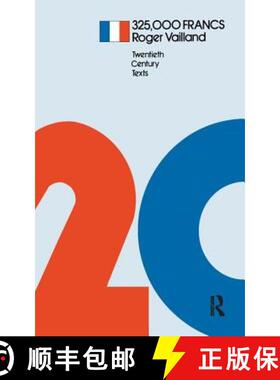 【3-4周达】325000 FRANCS - VAILLAND [9781138179134]