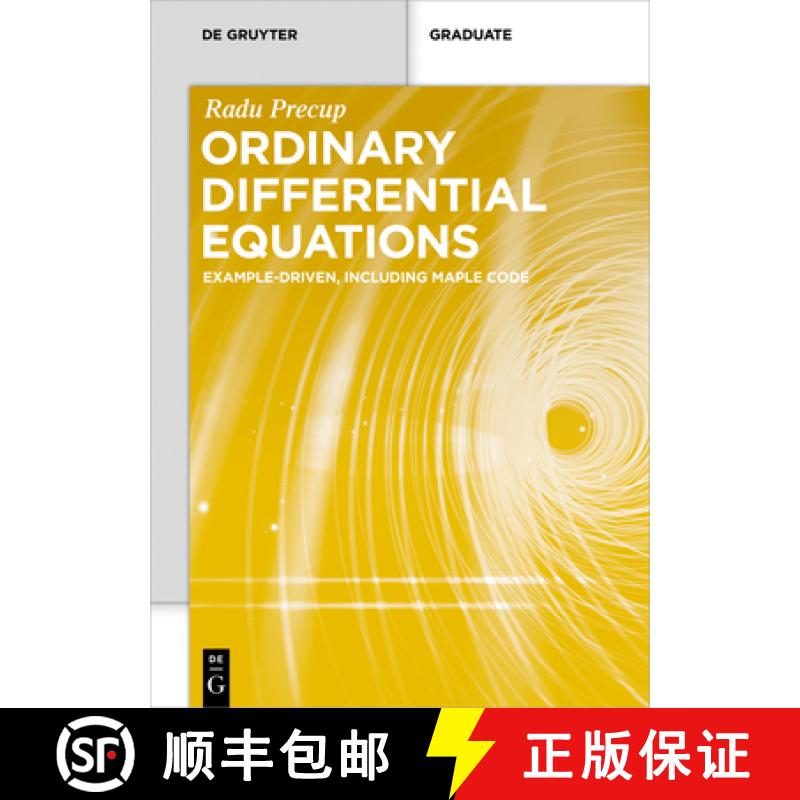 【3-4周达】Ordinary Differential Equations: Example-driven, Including Maple Code [9783110447422]