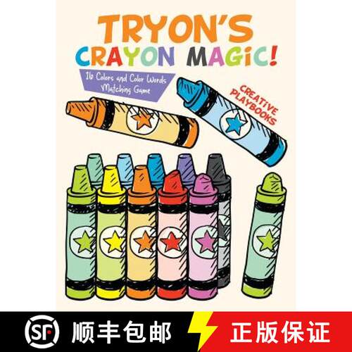 【3-4周达】Tryon's Crayon Magic! 16 Colors and Color Words Matching Game [9781683234517]