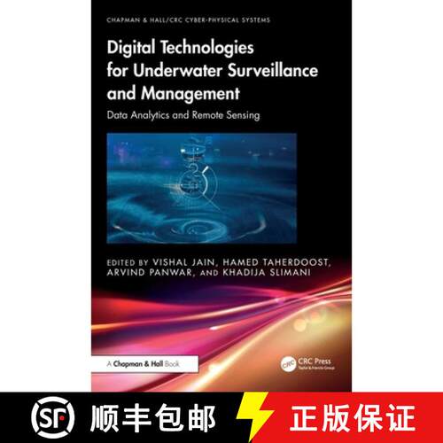 【3-4周达】精装 Digital Technologies for Underwater Surveillance and Management: Data Analytics and R... [9781041143987]