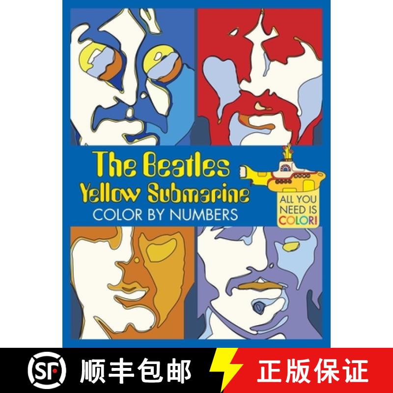 【2-3周达】The Beatles Yellow Submarine Color By Numbers [9798886635515]
