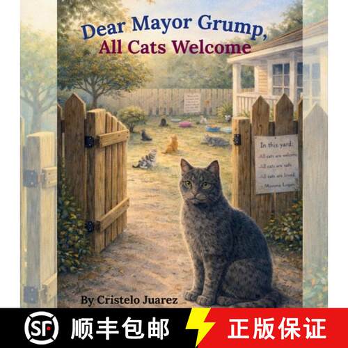 【3-4周达】Dear Mayor Grump, All Cats Welcome [9798994820506]