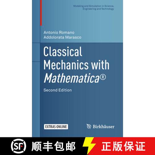 【3-4周达】精装 Classical Mechanics with Mathematica (R) (Second Edition 2018) [9783319775944]