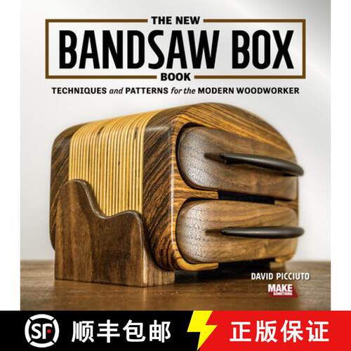 【3-4周达】The New Bandsaw Box Book : Techniques & Patterns for the Modern Woodworker [9781950934140]