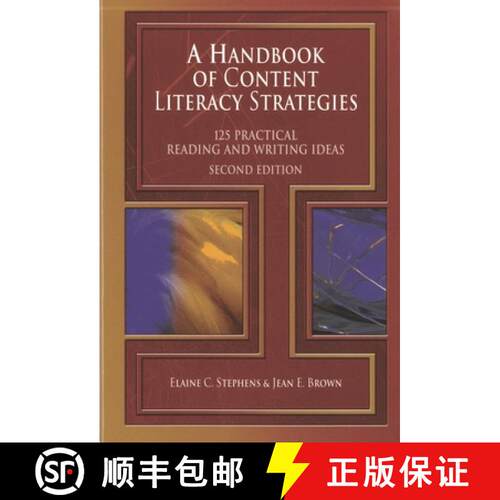 【3-4周达】A Handbook of Content Literacy Strategies: 125 Practical Reading and Writing Ideas, 2nd Ed... [9781929024810]