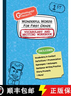 【3-4周达】Wonderful Words for First Grade Vocabulary and Writing Workbook : Definitions, Usage in Co... [9781644420690]