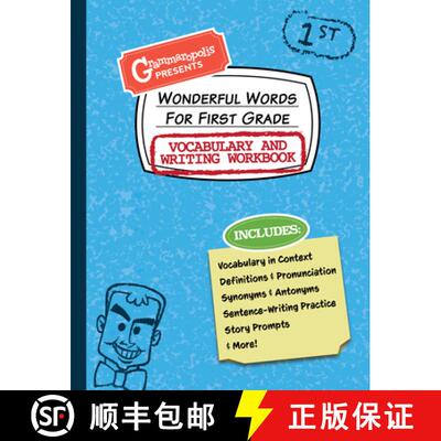 【3-4周达】Wonderful Words for First Grade Vocabulary and Writing Workbook : Definitions, Usage in Co... [9781644420690]