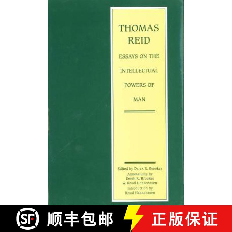 【3-4周达】Thomas Reid: Essays on the Intellectual Power of Man: A Critical Edition [9780271022369]