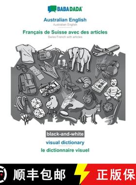 预订 BABADADA black-and-white, Australian English - Francais de Suisse avec des articles, visual dict... [9783752257052]